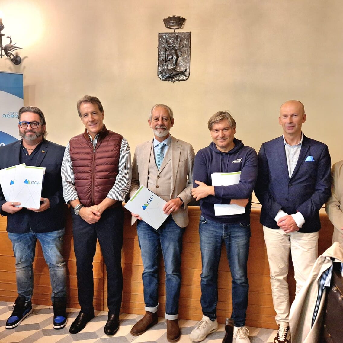 Foto conferenza presentazione progetti PNRR Orbetello