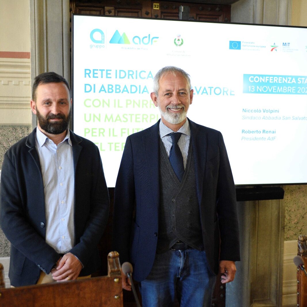 conferenza stampa PNRR Abbadia San Salvatore
