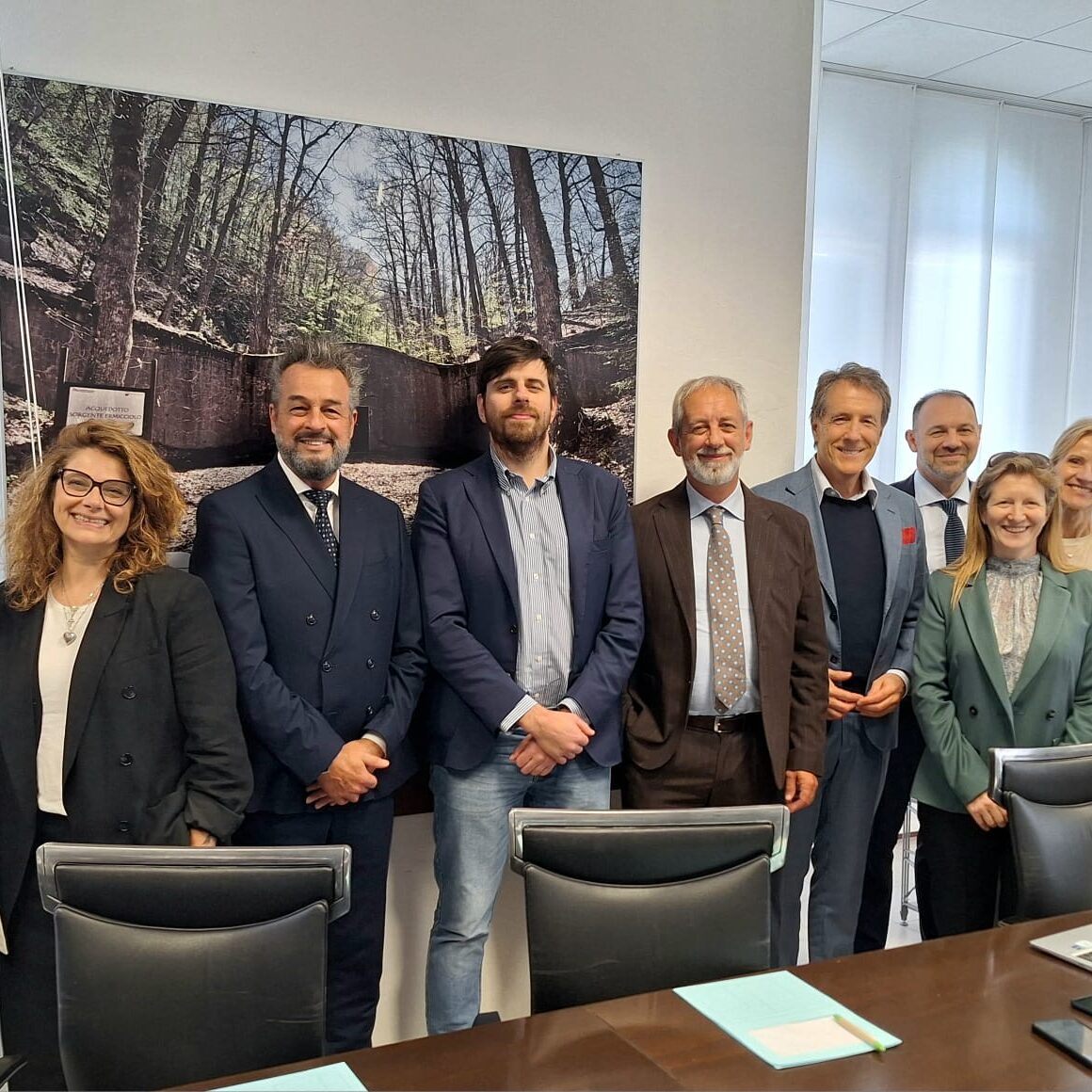 Foto di gruppo nuovo cda