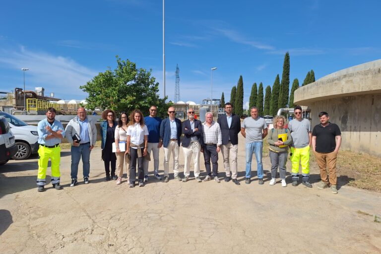 sopralluogo depuratore Campo Cangino a Follonica