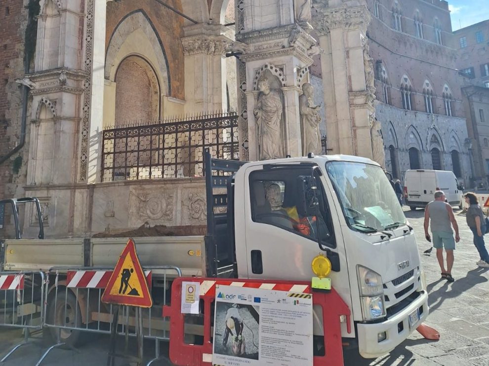 lavori AdF Siena Piazza del Campo