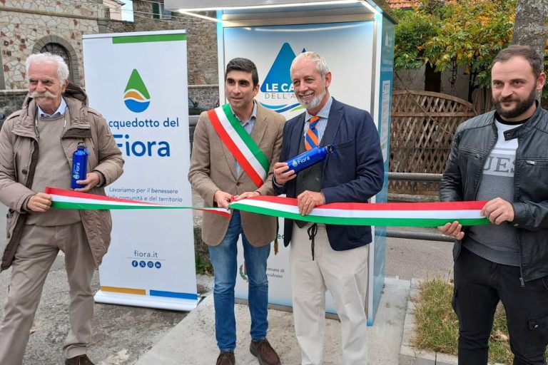 Inaugurazione casina acqua Stribugliano