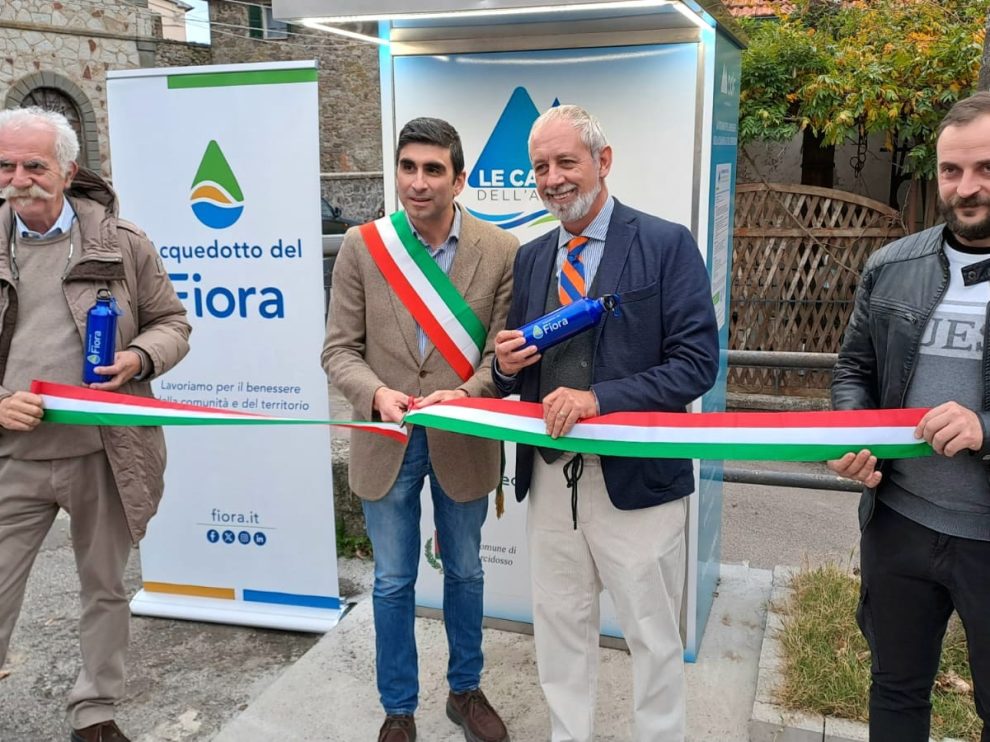Inaugurazione casina acqua Stribugliano